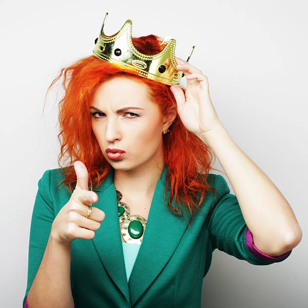 istock young lovely woman in crown 2241313477