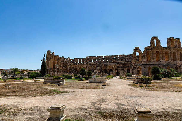 istock Distant view to Roman Amphitheatre El Djem, Tunisia 2241317545