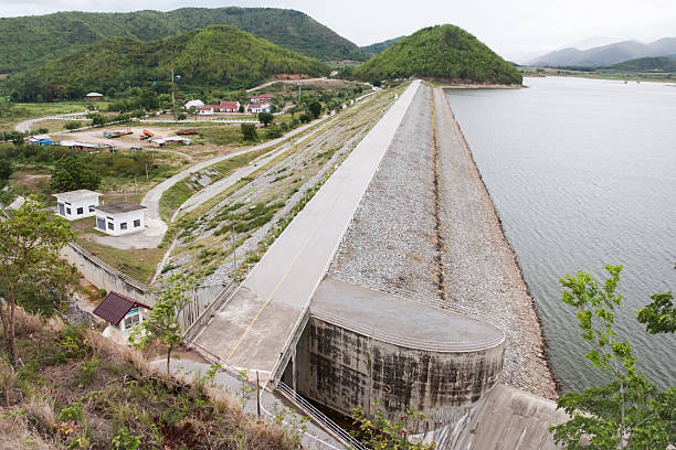 istock Water reservoir in the valley 2241327505