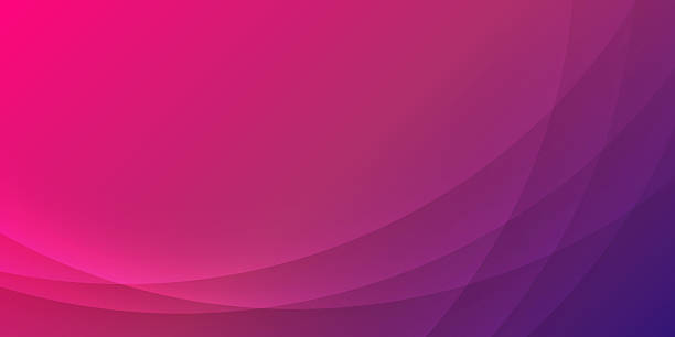 istock Purple abstract background with curves - Trendy geometric design 2241335394