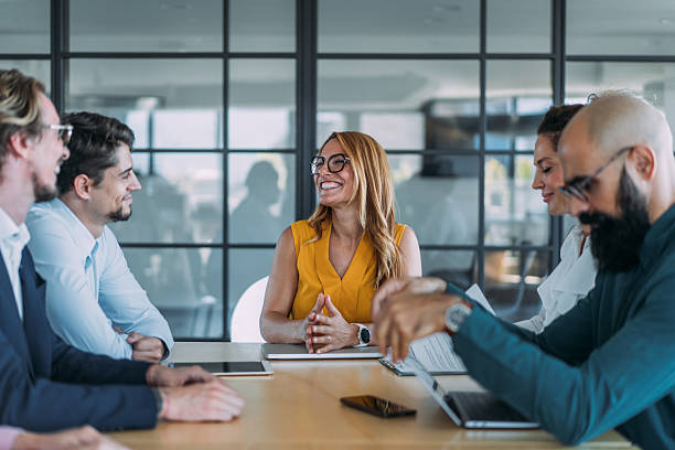 istock Business persons on meeting in the office. 2241340248