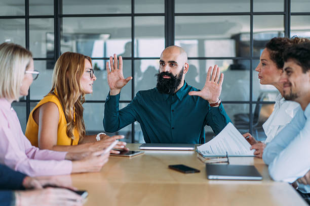 istock Business persons on meeting in the office. 2241340254