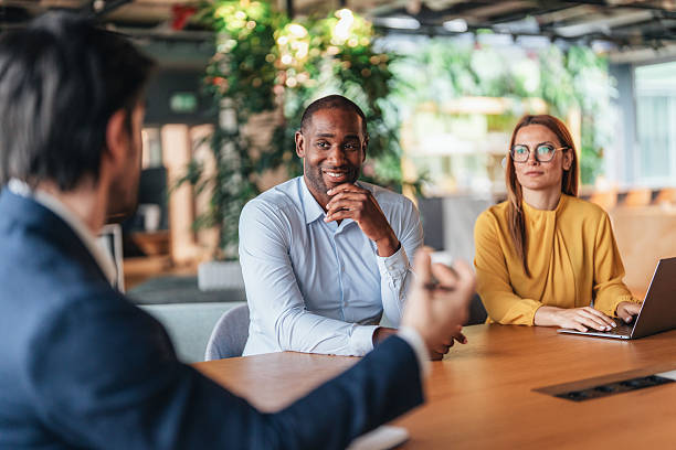 istock Business meeting in modern corporate office 2241349668