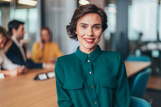 istock Confident businesswoman in modern office 2241349694