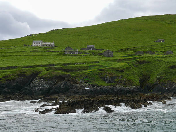 istock Great Blasket Island ruins 2241352093