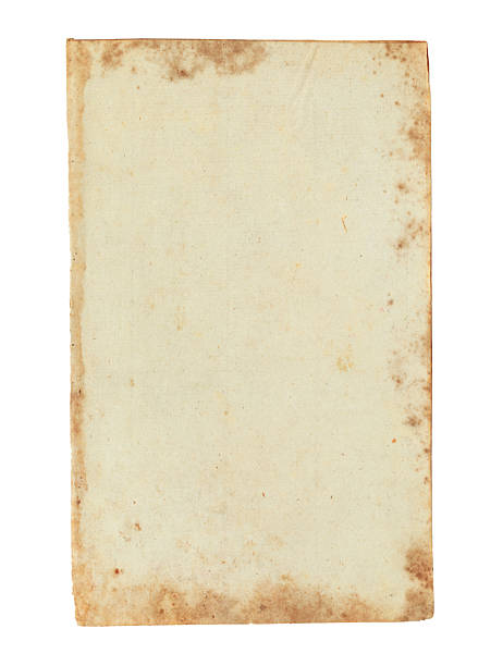 istock Old vintage ancient paper sheet with textured surface, isolated on transparent background 2241364952