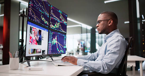 istock African American Man Trading Stocks Online 2241387628