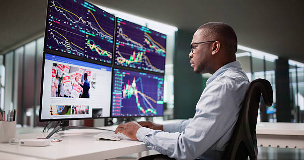 istock African American Man Trading Stocks On Computer Screen 2241387676
