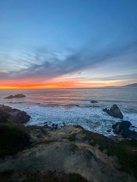 istock Dramatic Coastal Sunset at Sutro Baths Overlook, San Francisco 2241394477