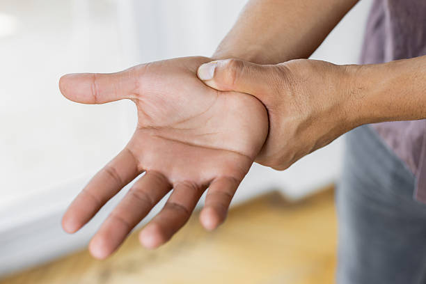 istock Man having an arm pain 2241419813
