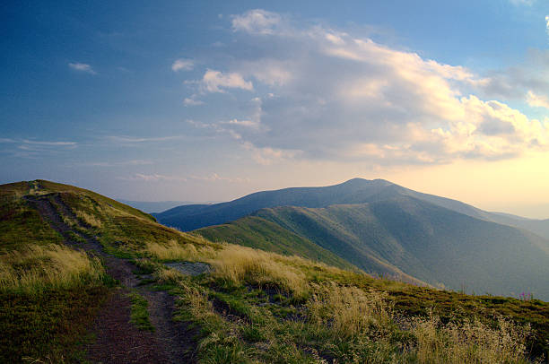 Carpathian mountains in Ukraine