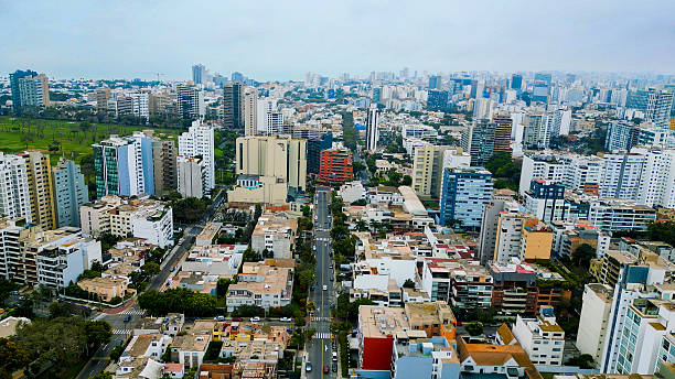 istock The vast San Isidro district in Lima seen by drone on a cloudy day. 2241435203