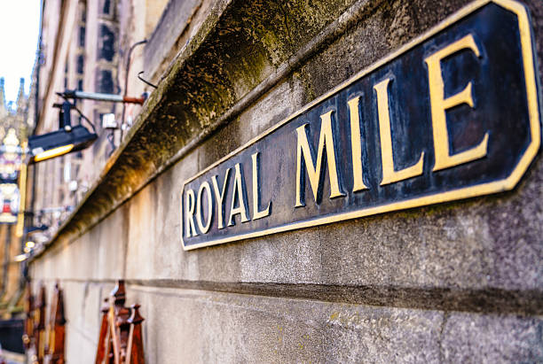 istock Royal Mile sign 2241445639