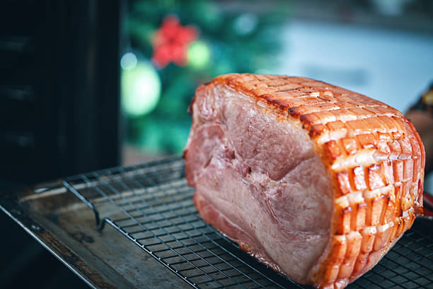Baked Glazed Ham for Christmas Dinner