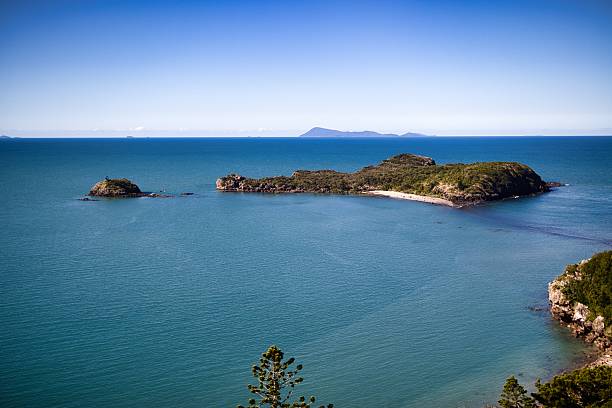 istock Tranquil island paradise in azure waters 2241457107