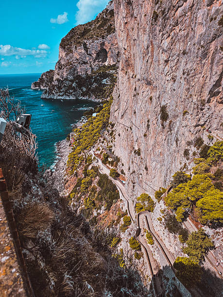 istock Via Krupp in Capri Island - Italy 2241457325
