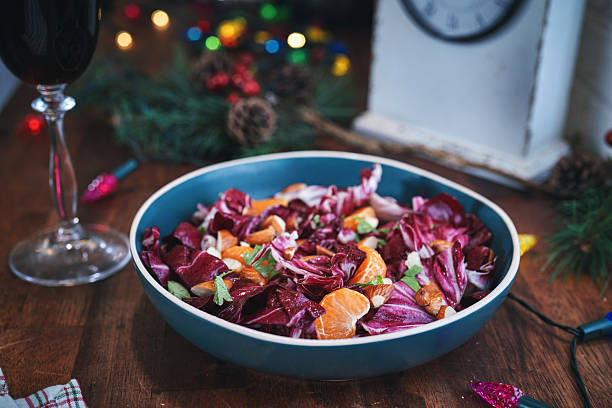 Radicchio Salad with Tangerines