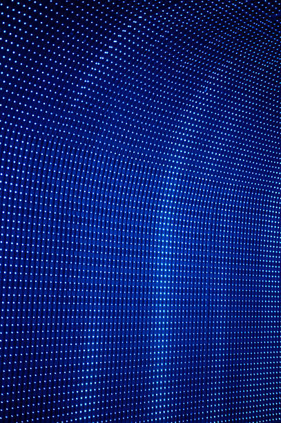 istock Garland lights with a blurred bokeh effect. Festive blue decorative lighting in a perspective concept. 2241461063