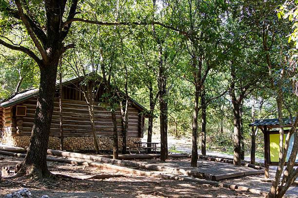 istock Cabins in the woods 2241474661