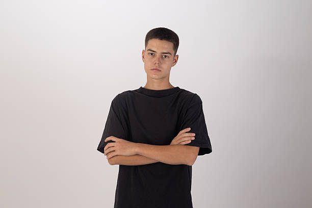 istock The man is standing with his arms crossed 2241477186