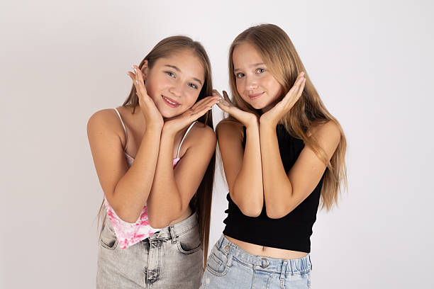 istock young girls posing for the camera 2241479077