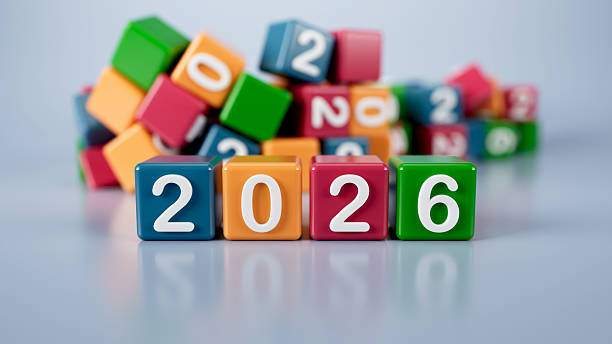 istock 2026 year block in front of the cubes 2241479778
