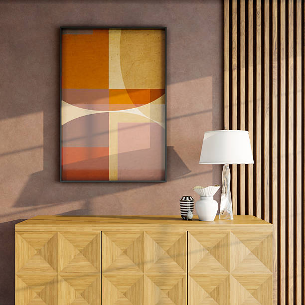 istock Large luxury modern bright interiors Living room mockup illustration 3D rendering image 2241481779