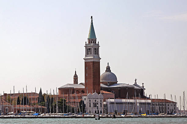 Church of San Giorgio Maggiore at Island in Venice Italy Autumn Day Travel