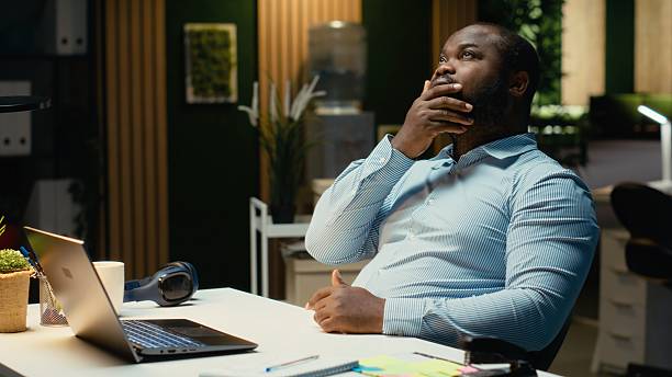 istock African american staff member distraught thinking about new ideas 2241506397