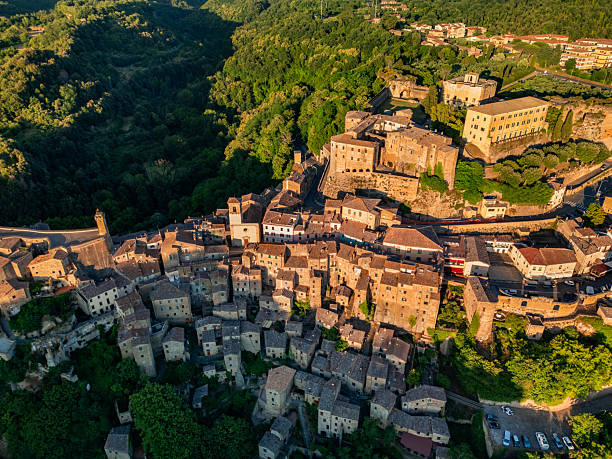 istock Sorano from drone, Medieval town in Tuscany 2241508711