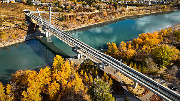 istock Bridge Over River in Autumn Edmonton 2241512419