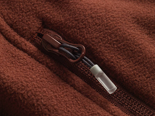 istock Close up of a zipper jacket. Selective focus. 2241525025