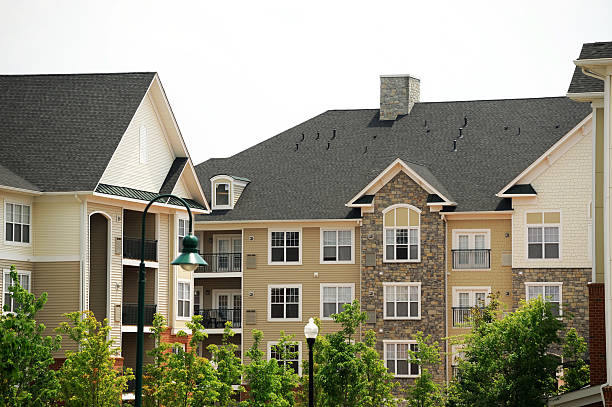 istock perspective view of new apartment building 2241530536
