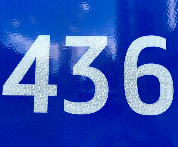 istock 436 numbers on blue pannel 2241532313