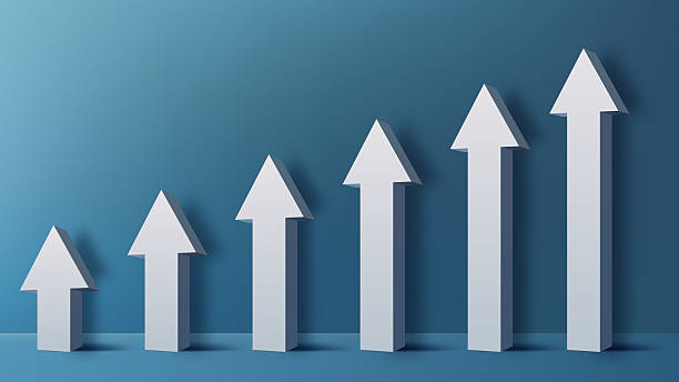 istock growth success progress business finance chart with 3d white arrows rising upward on dark teal background symbolizing corporate achievement improvement and economic development 2241534914