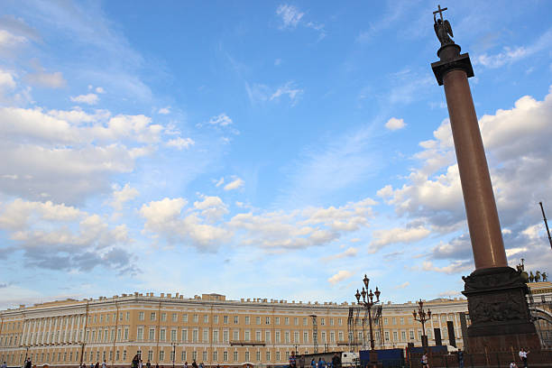 Sunset over Saint Petersburg