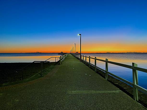 istock Jetty at Sunrise over Calm Water 2241543116
