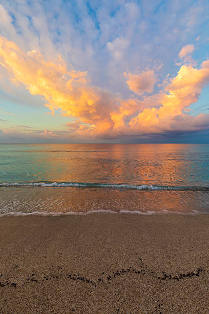 Sunrise over the Mediterranean Sea