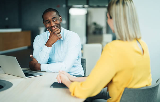 istock Business advisor meeting with client in modern office 2241575508