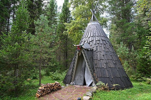 istock Teepee of nomadic peoples in a natural environment 2241583314
