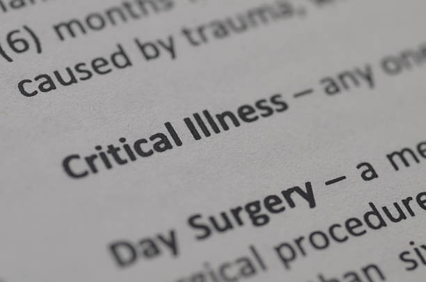 istock A sharply focused document with Critical Illness highlighted, powerfully visualizing health insurance policies, medical diagnoses, and healthcare costs. 2241583933