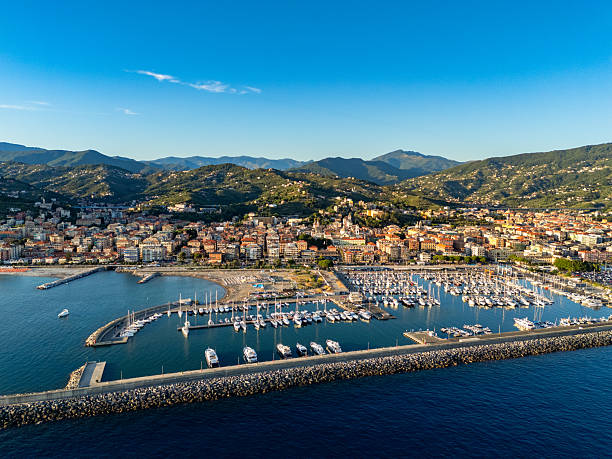 istock Chiavari from drone, Italian city in Liguria 2241598819