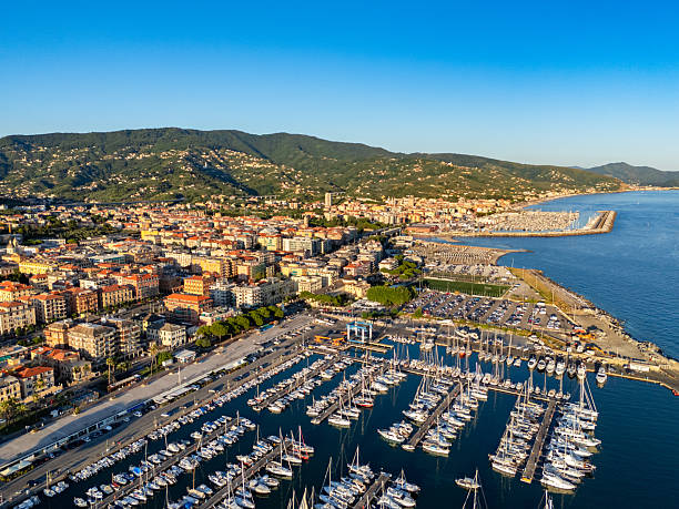 istock Chiavari from drone, Italian city in Liguria 2241598879