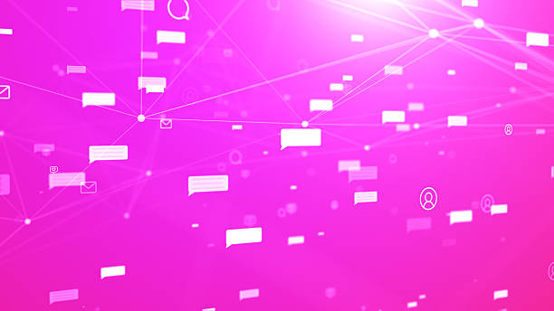 istock 4K Social networking service concept. Communication network. 4K stock video 2241611448