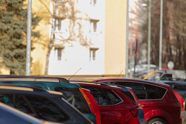 istock vehicles parked outdoors, various hatchbacks and sedans parked 2241636910