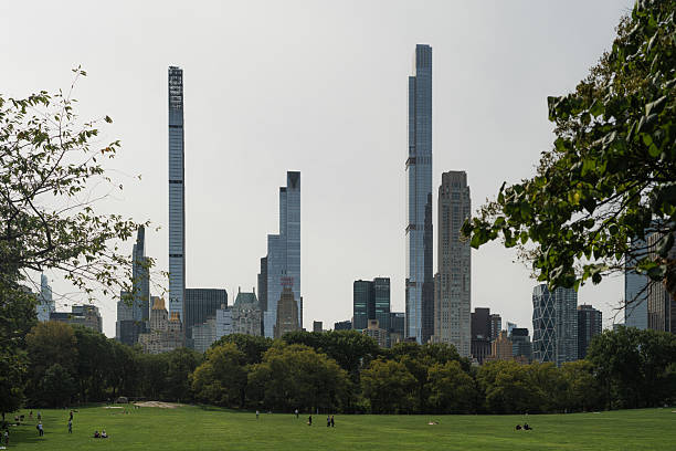 istock Central park green space overlooking manhattan skyline skyscrapers 2241639974