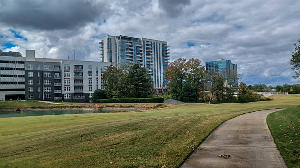 istock Urban Park and Modern Buildings 2241647990