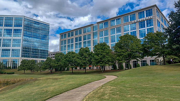 istock Urban Park and Modern Buildings 2241648052