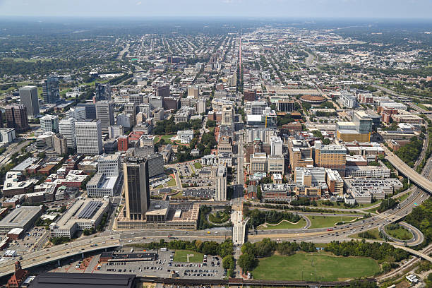 istock Richmond Virginia Skyline Aerial Image 2241656334
