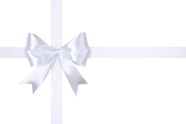istock White Bow and Crossed Ribbon Isolated 2241656737